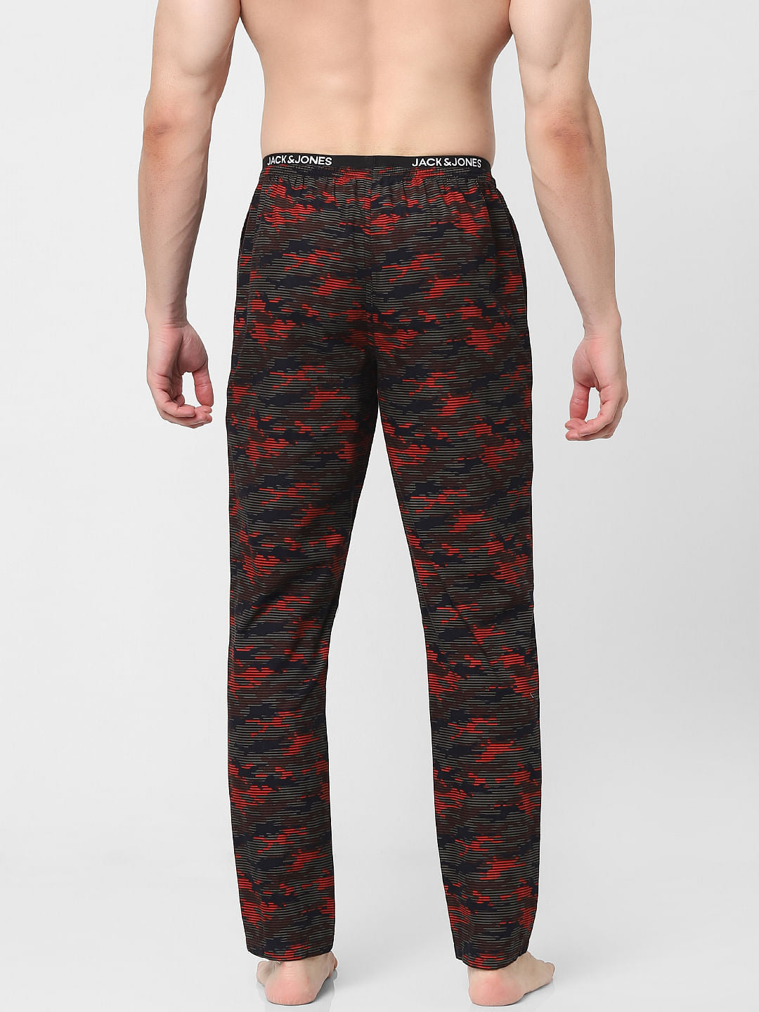 Red Camo Print Pyjamas
