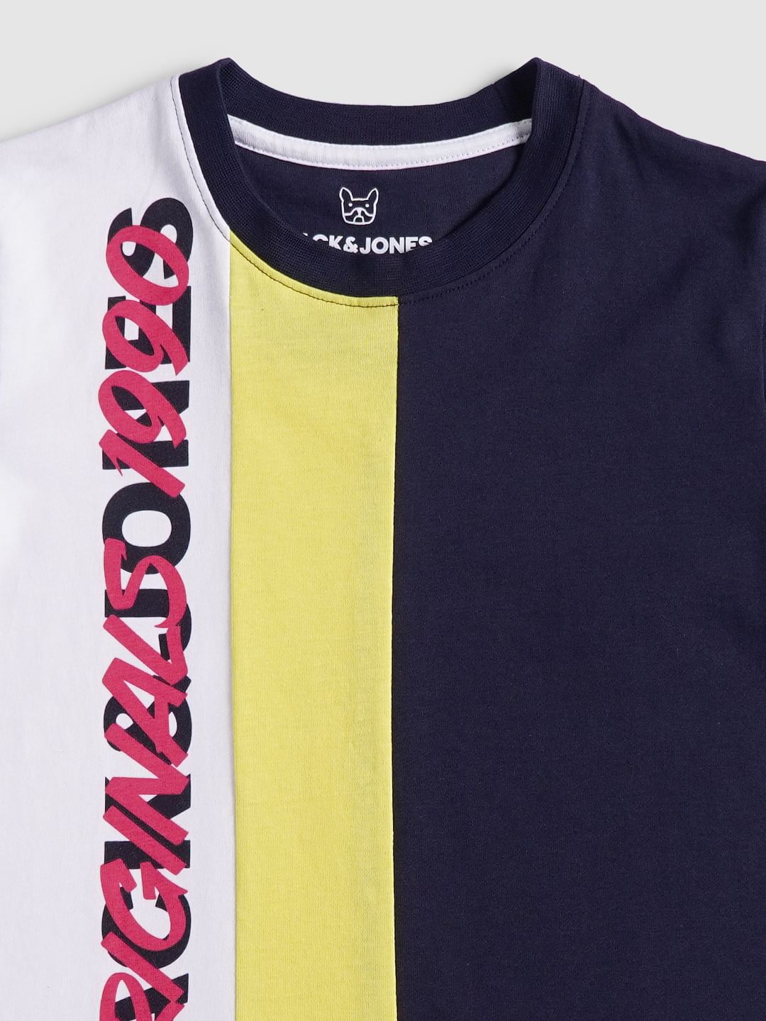 BOYS Blue Colourblocked T-shirt