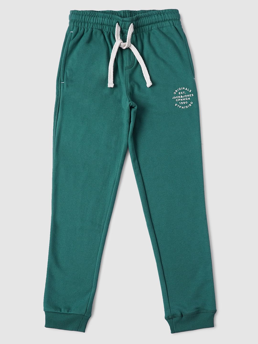 Boys Green Sweatpants - 4/5Y
