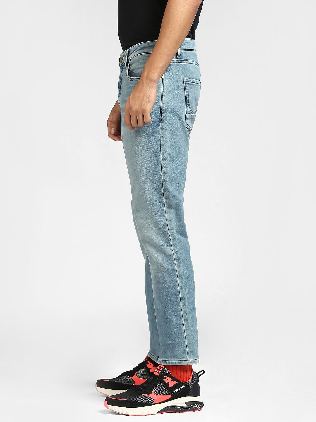 Light Blue Ripped Tim Slim Jeans