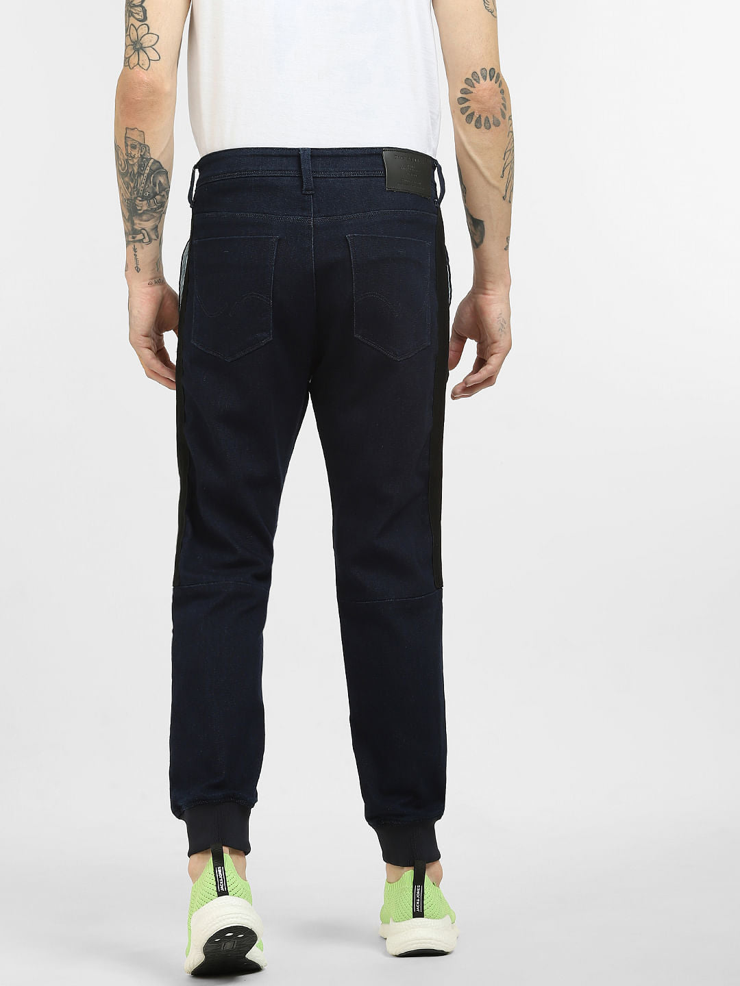 Dark Blue Low Rise Anti-Fit Jeans