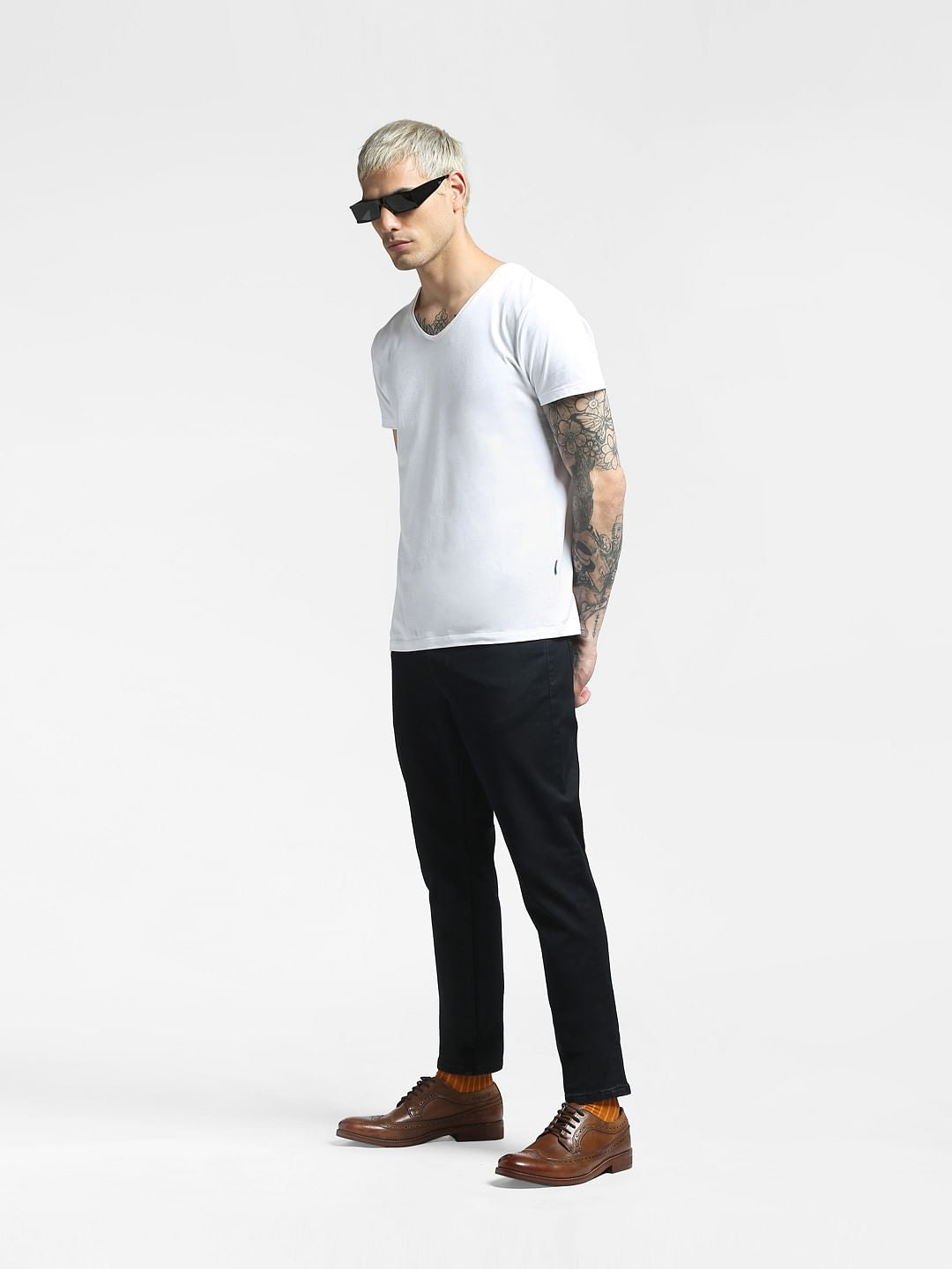 Black Low Rise Glenn Slim Jeans - 28/30