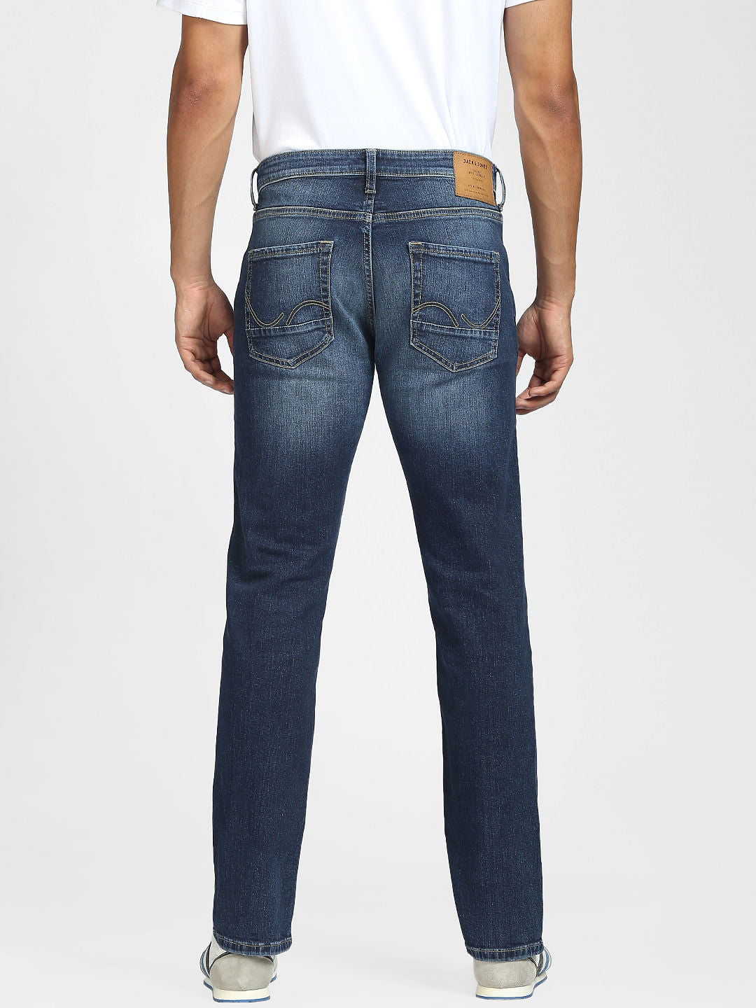Blue Low Rise Tim Anti Fit Jeans