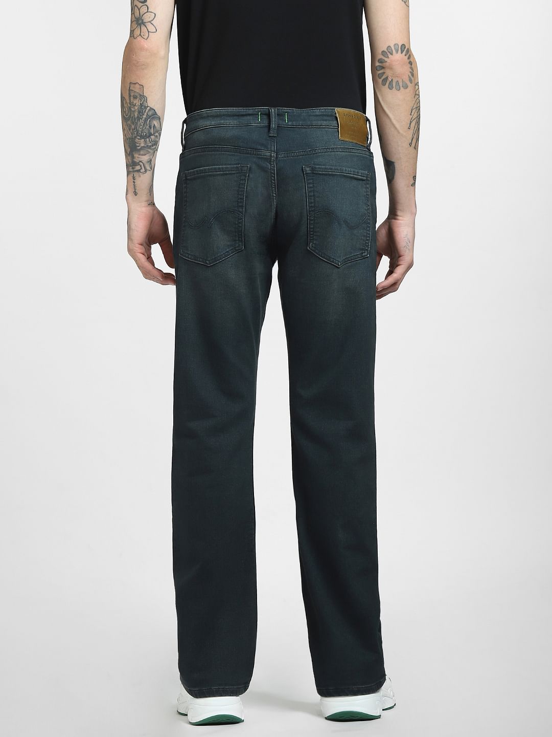 Blue High Rise Bootcut Jeans