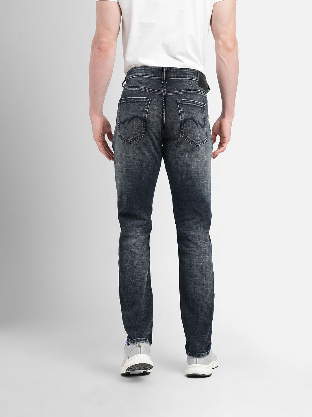 Dark Blue Low Rise Glenn Slim Fit Jeans