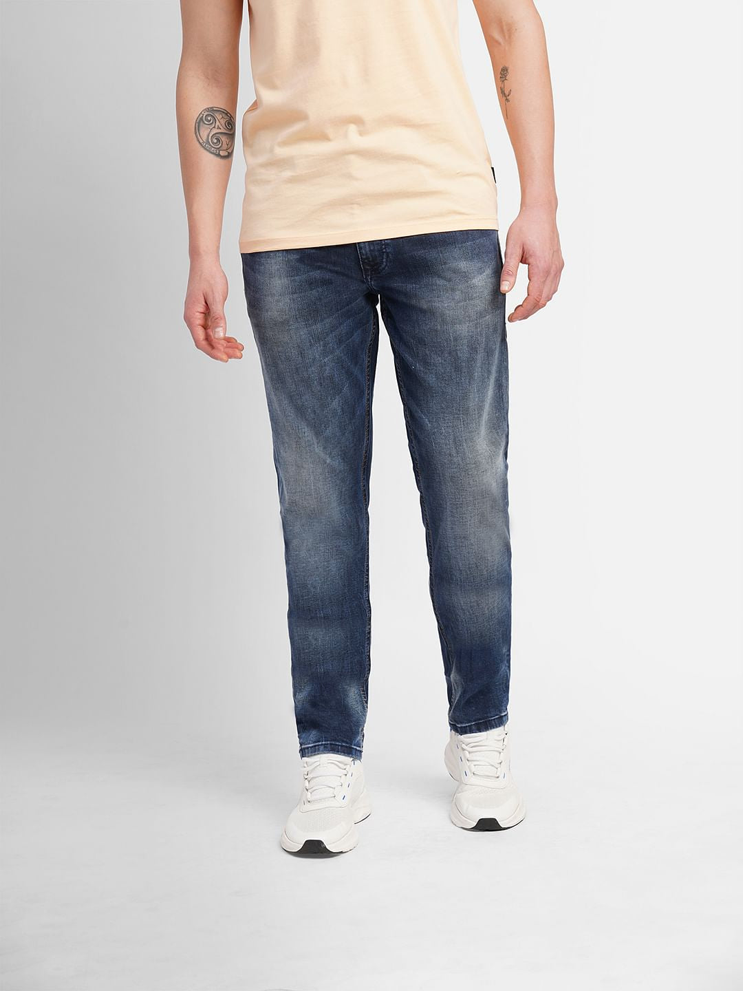 Blue Low Rise Ben Skinny Jeans