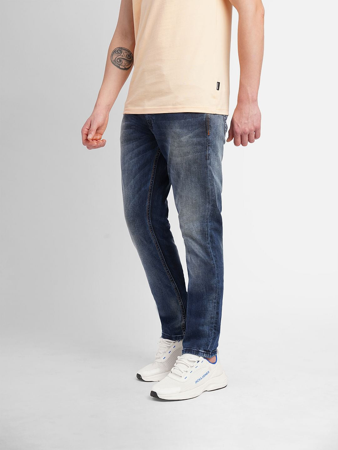Blue Low Rise Ben Skinny Jeans