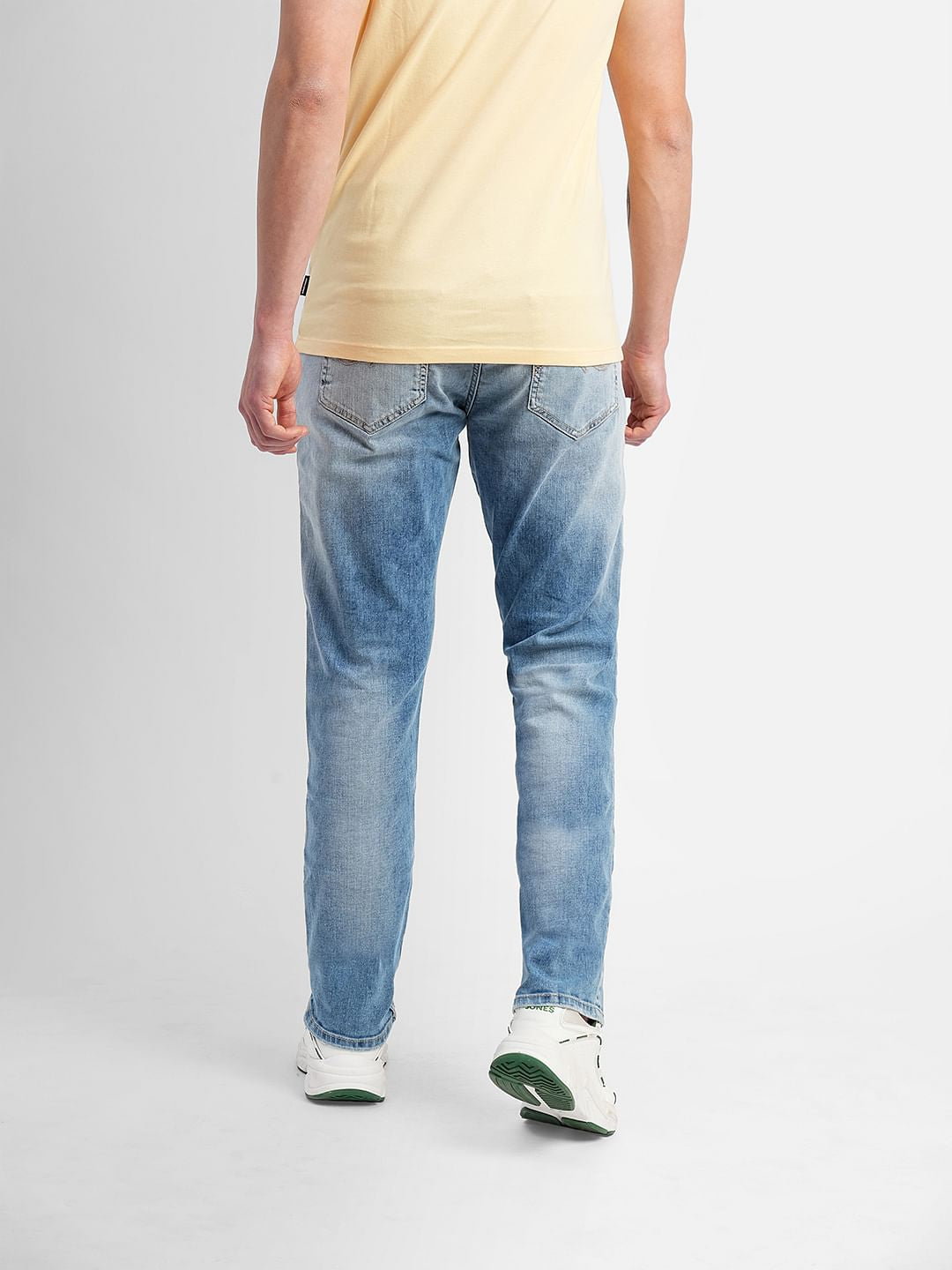 Blue Low Rise Tim Anti Fit Jeans