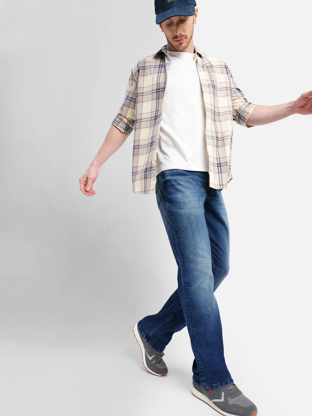 Blue High Rise Washed Ray Bootcut Jeans - 28/30