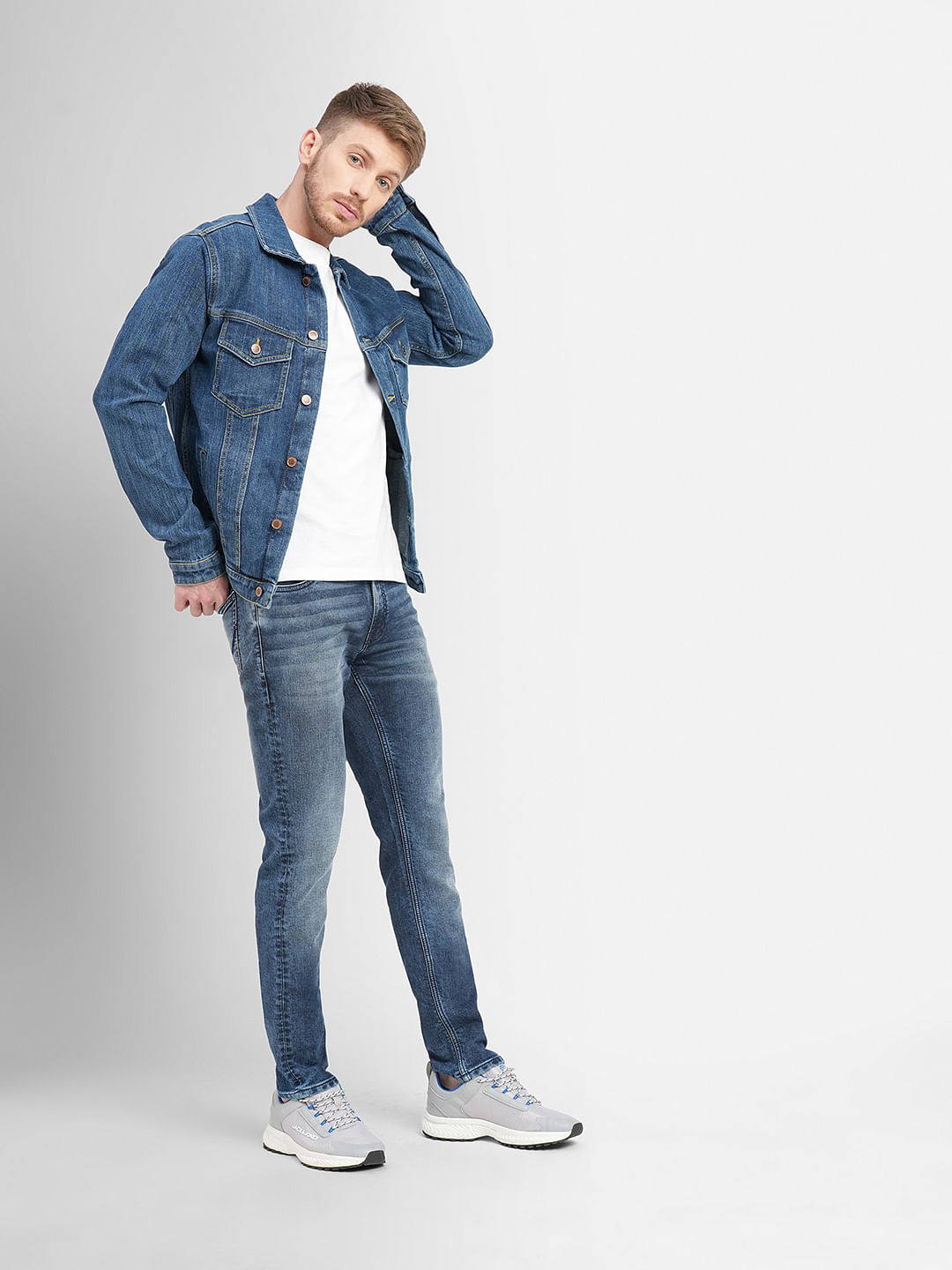 Blue Low Rise Glenn Slim Fit Jeans - 28/30