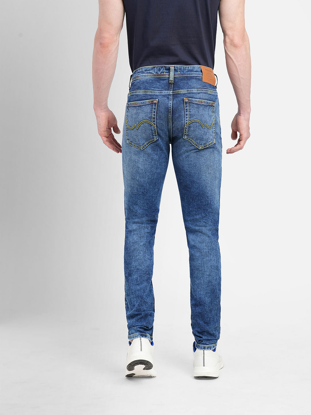 Dark Blue Low Rise Liam Skinny Fit Jeans