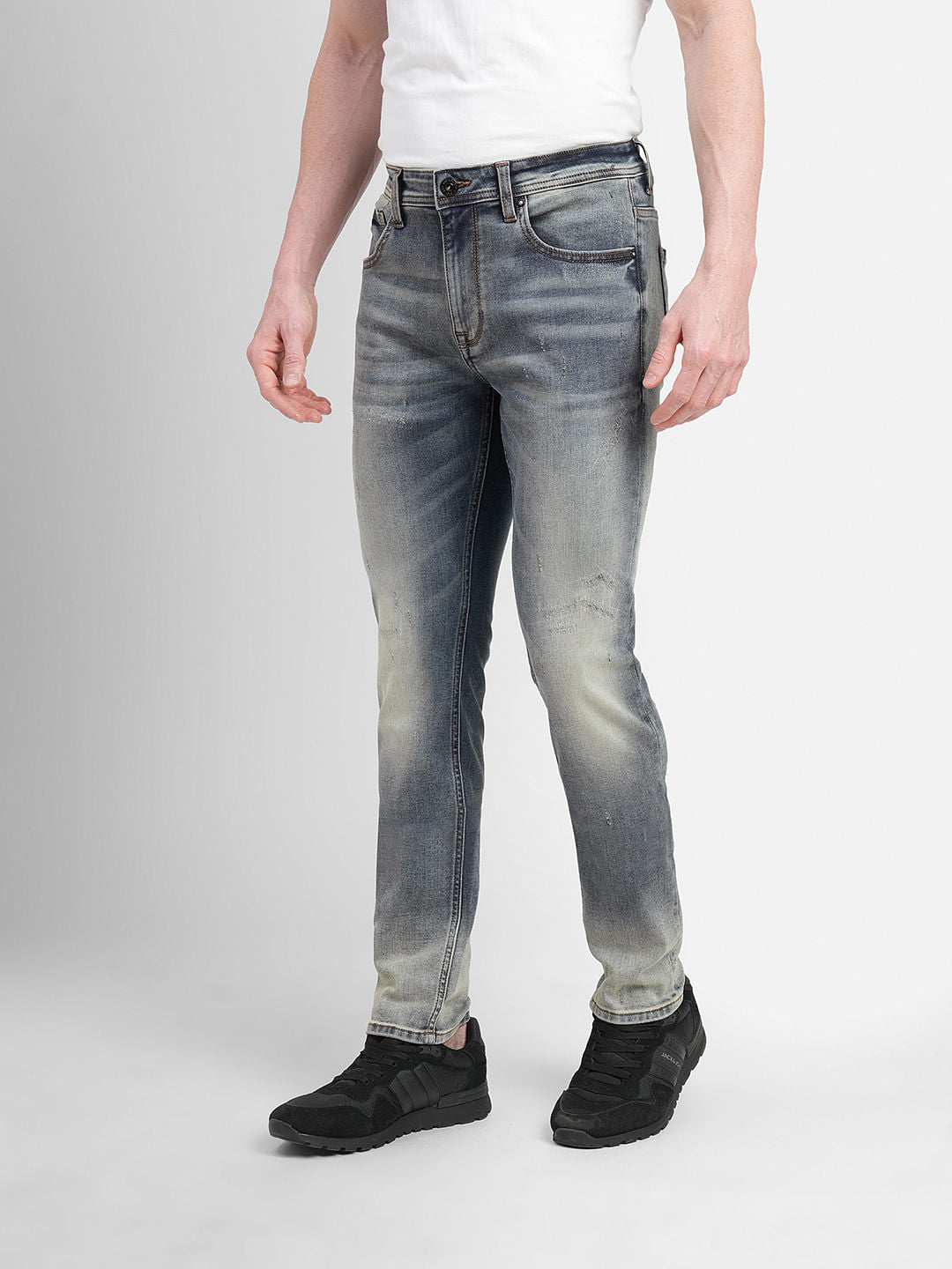 Blue Low Rise Ben Skinny Jeans