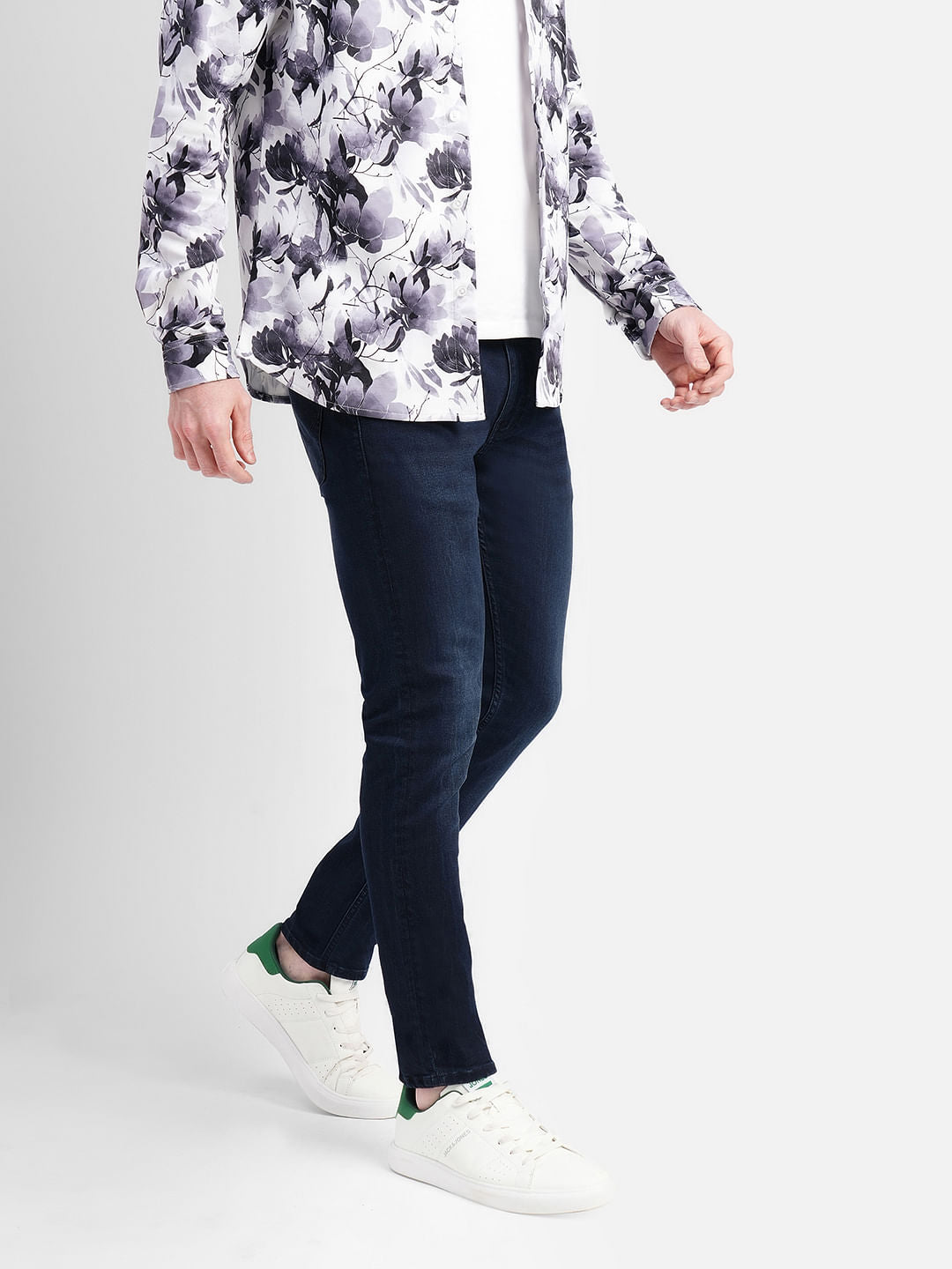 Dark Blue Low Rise Liam Skinny Jeans