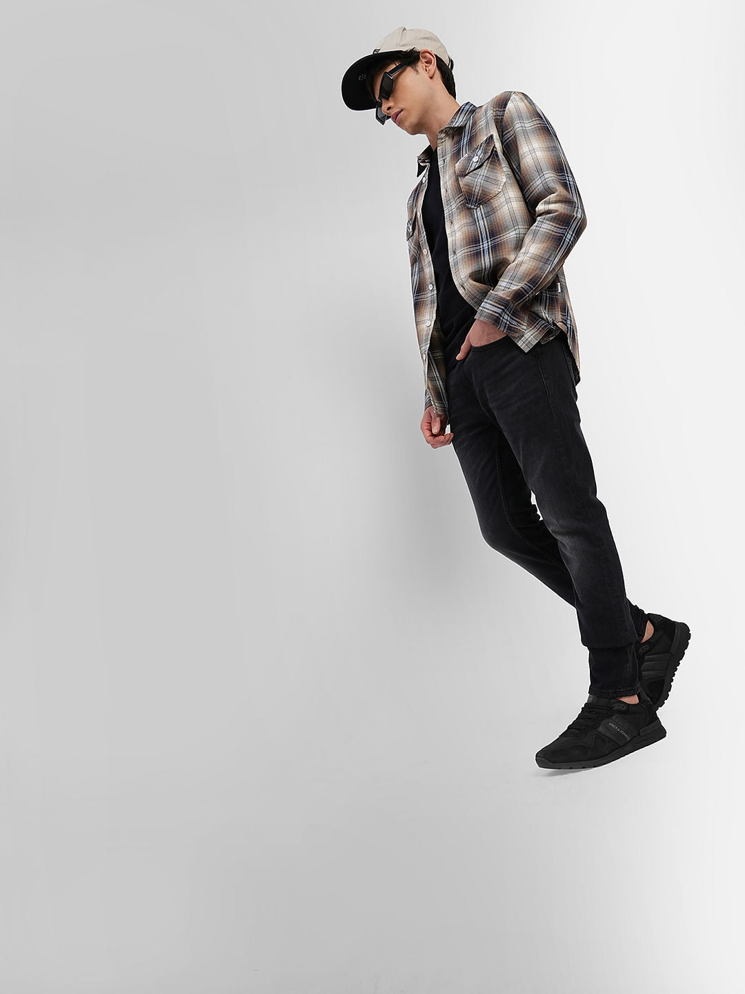 Black Low Rise Liam Super Skinny Jeans - 28/30