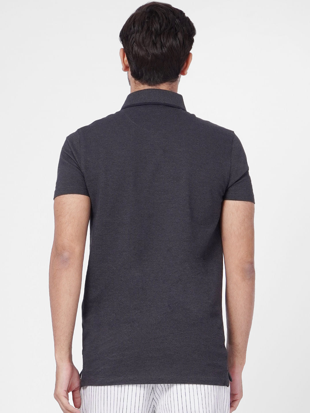 Black Polo Neck T-shirt