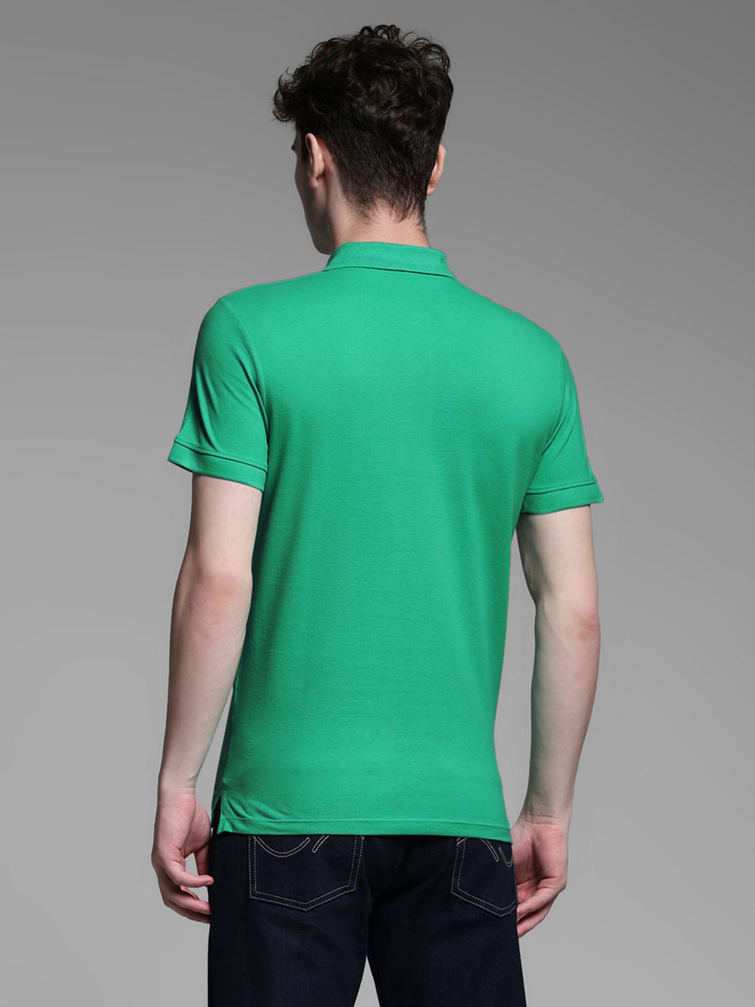 GREEN COTTON POLO