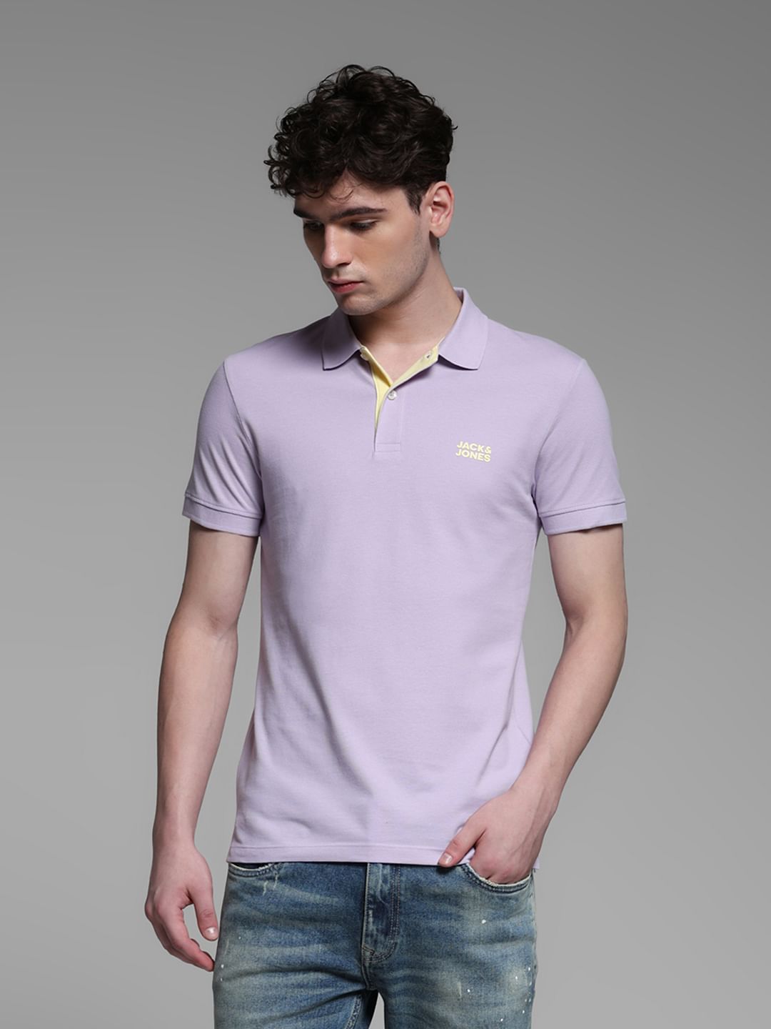LAVENDER COTTON POLO