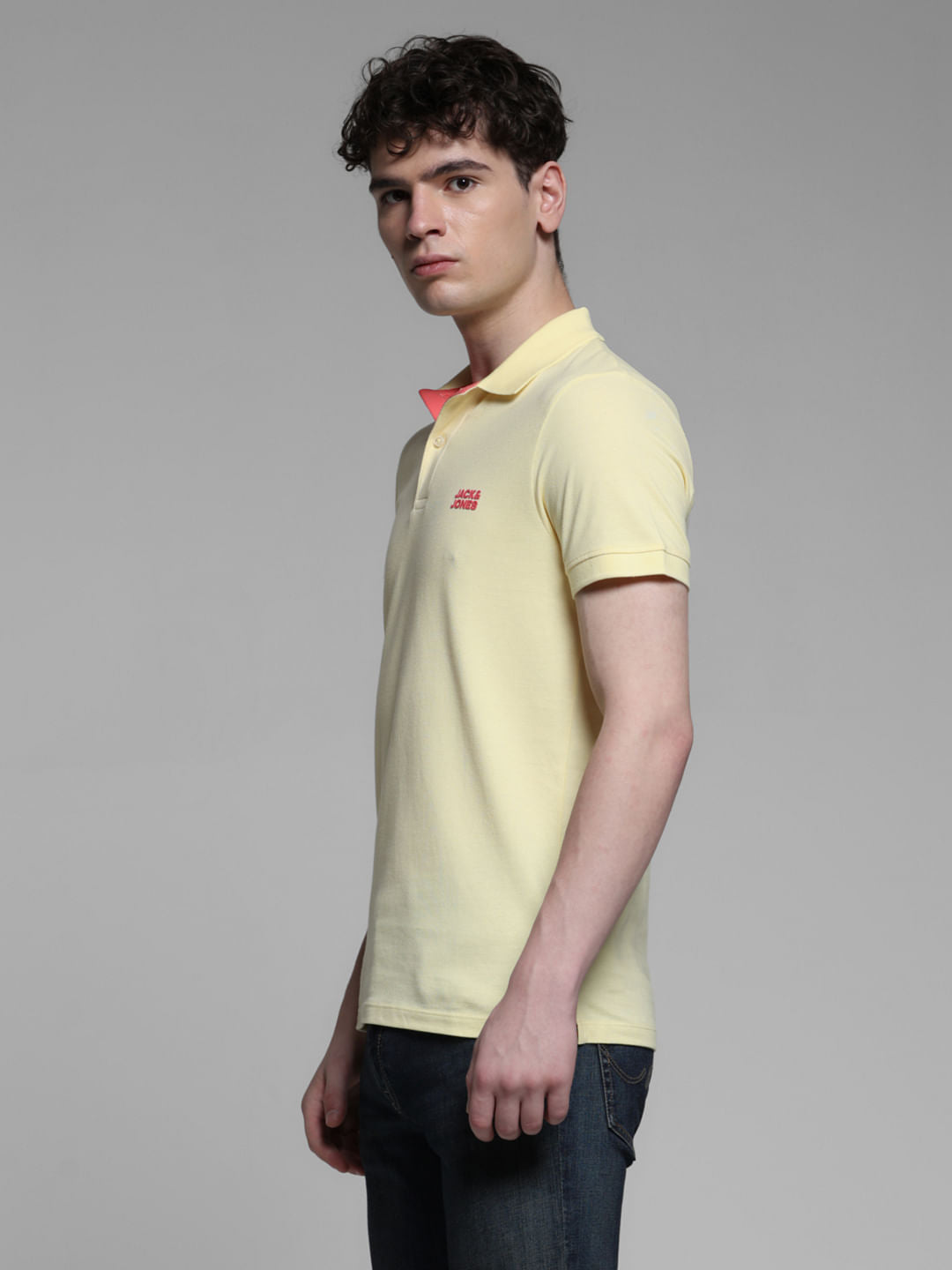 YELLOW COTTON POLO
