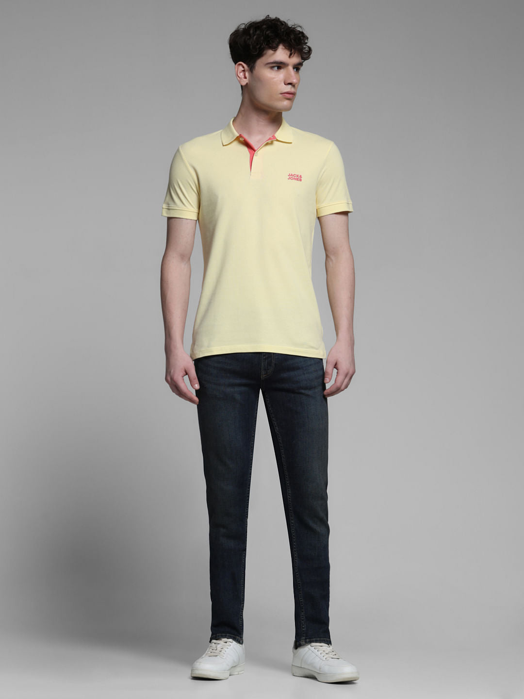 YELLOW COTTON POLO
