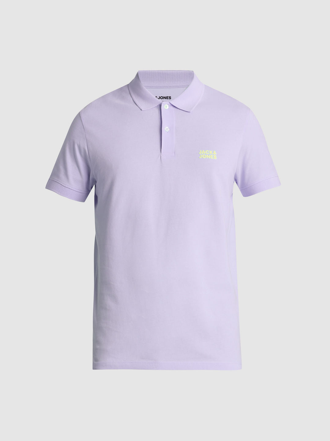 Lilac Cotton Polo T-Shirt
