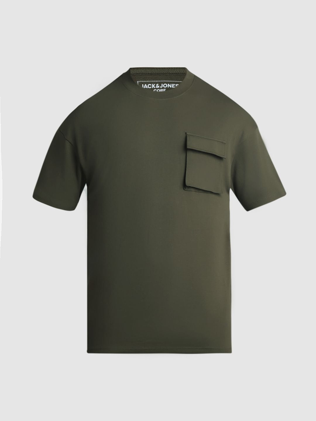 Green Oversized Crew Neck T-shirt