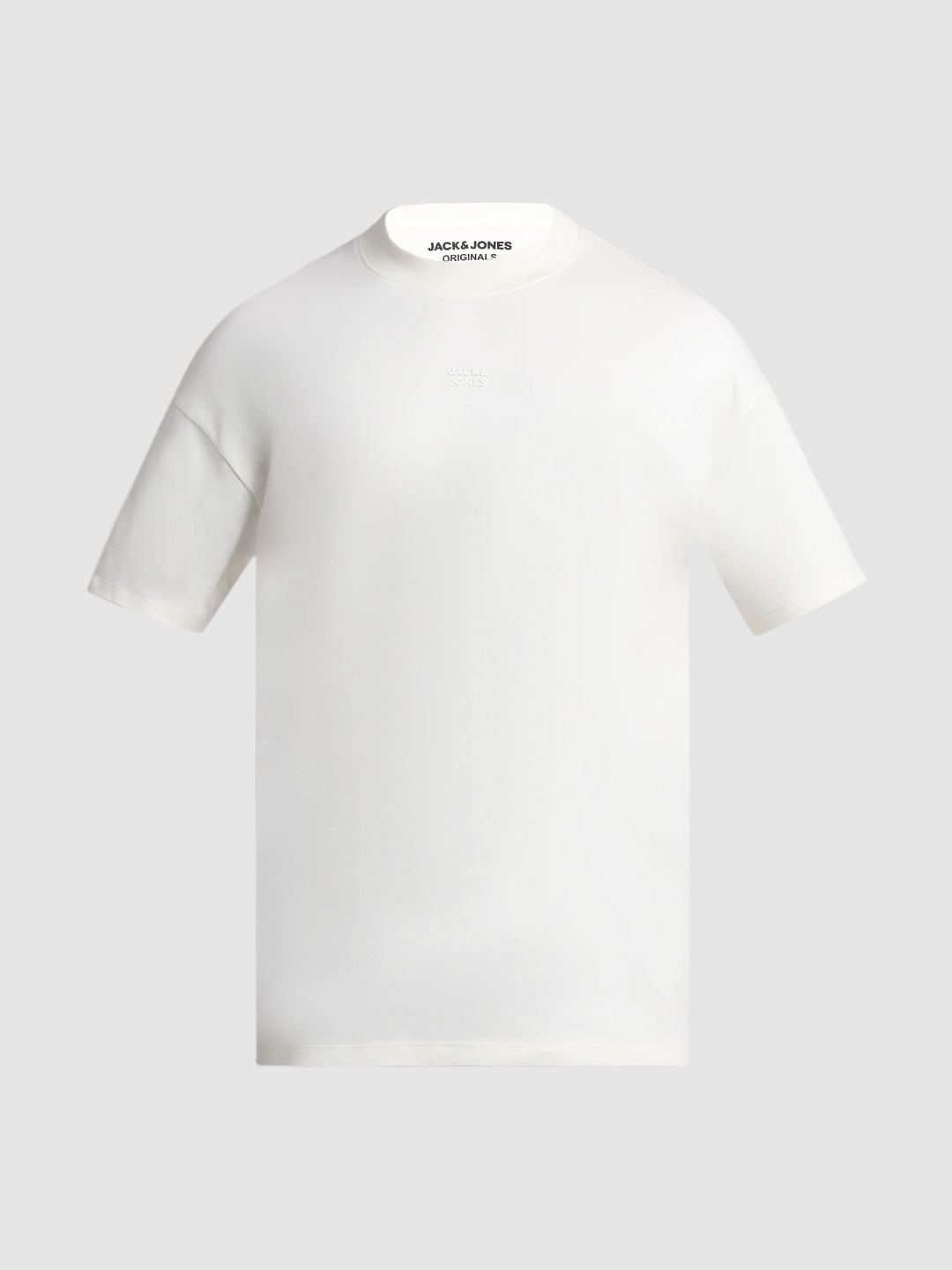 White Oversized Crew Neck T-shirt