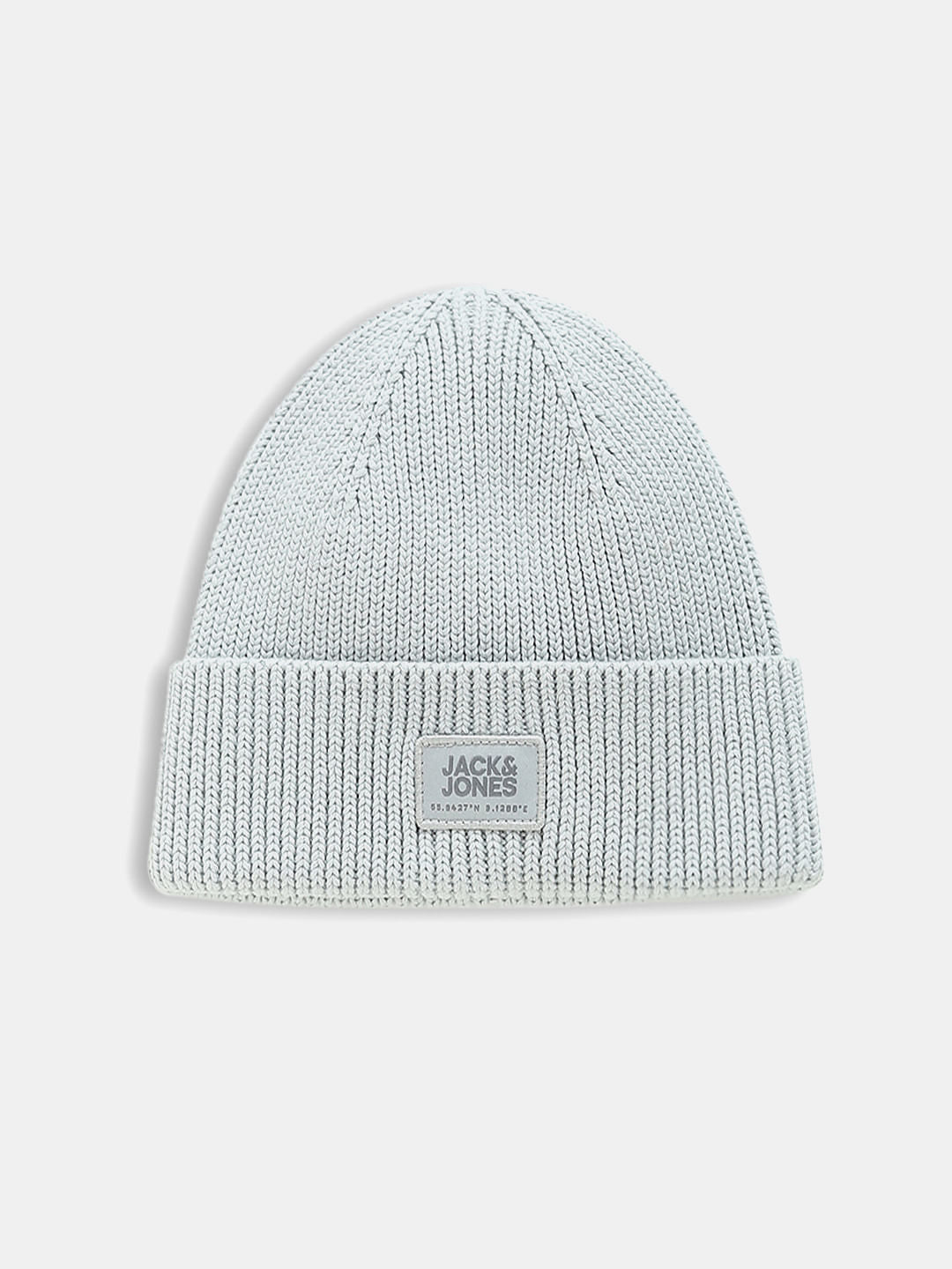 Grey Organic Cotton Short Beanie - ONE