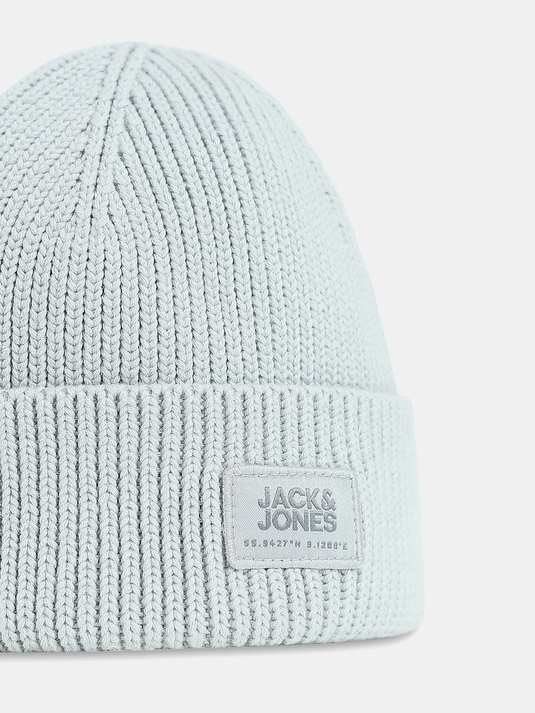 Grey Organic Cotton Short Beanie