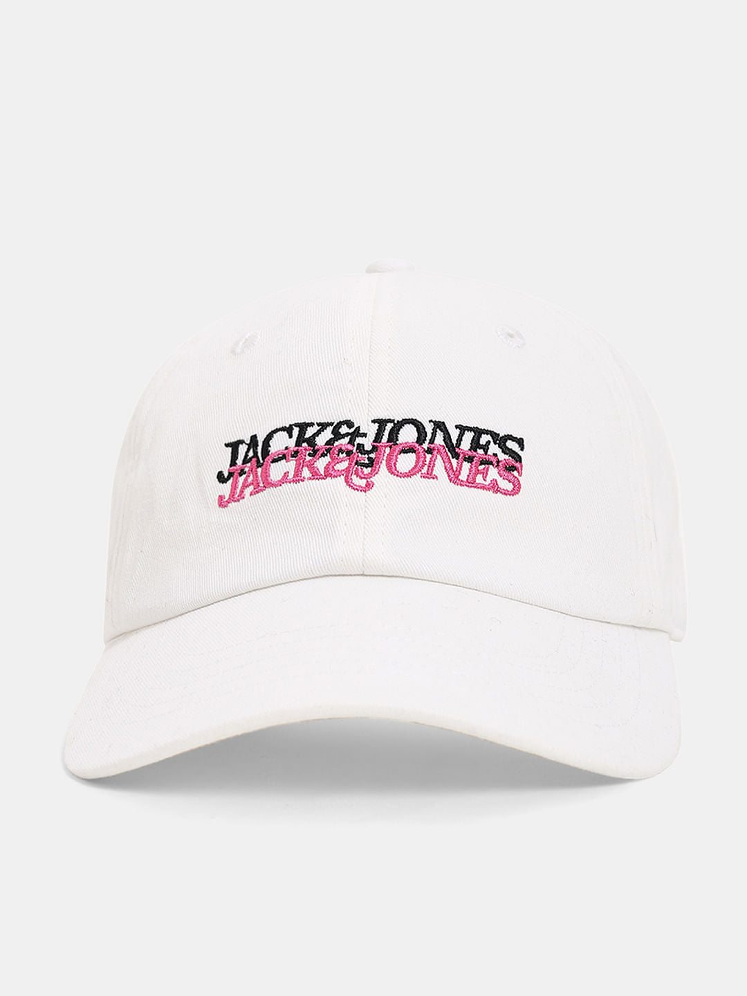 White Logo Printed Cap - ONE