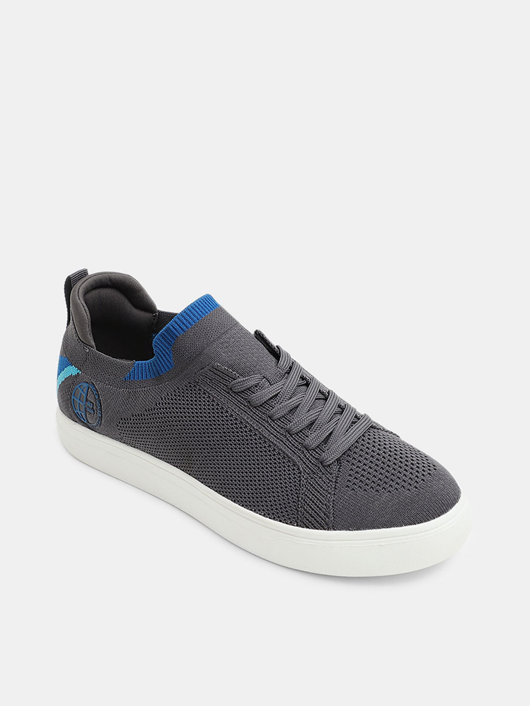 Light Grey Knit Sneakers