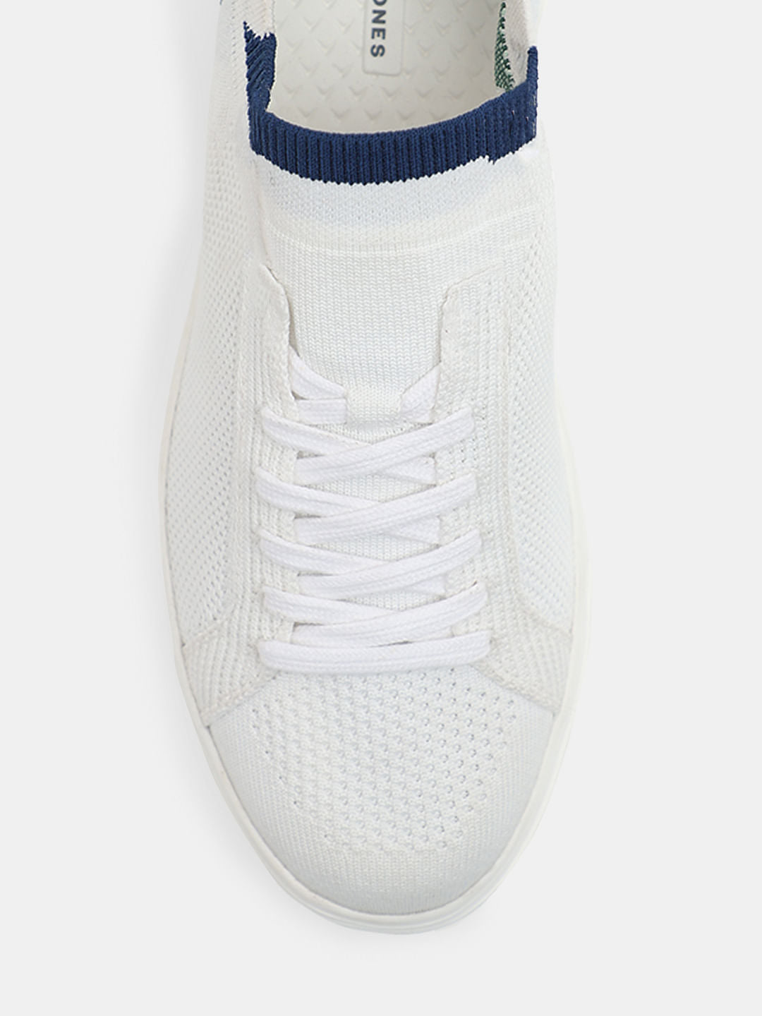 White Knit Sneakers