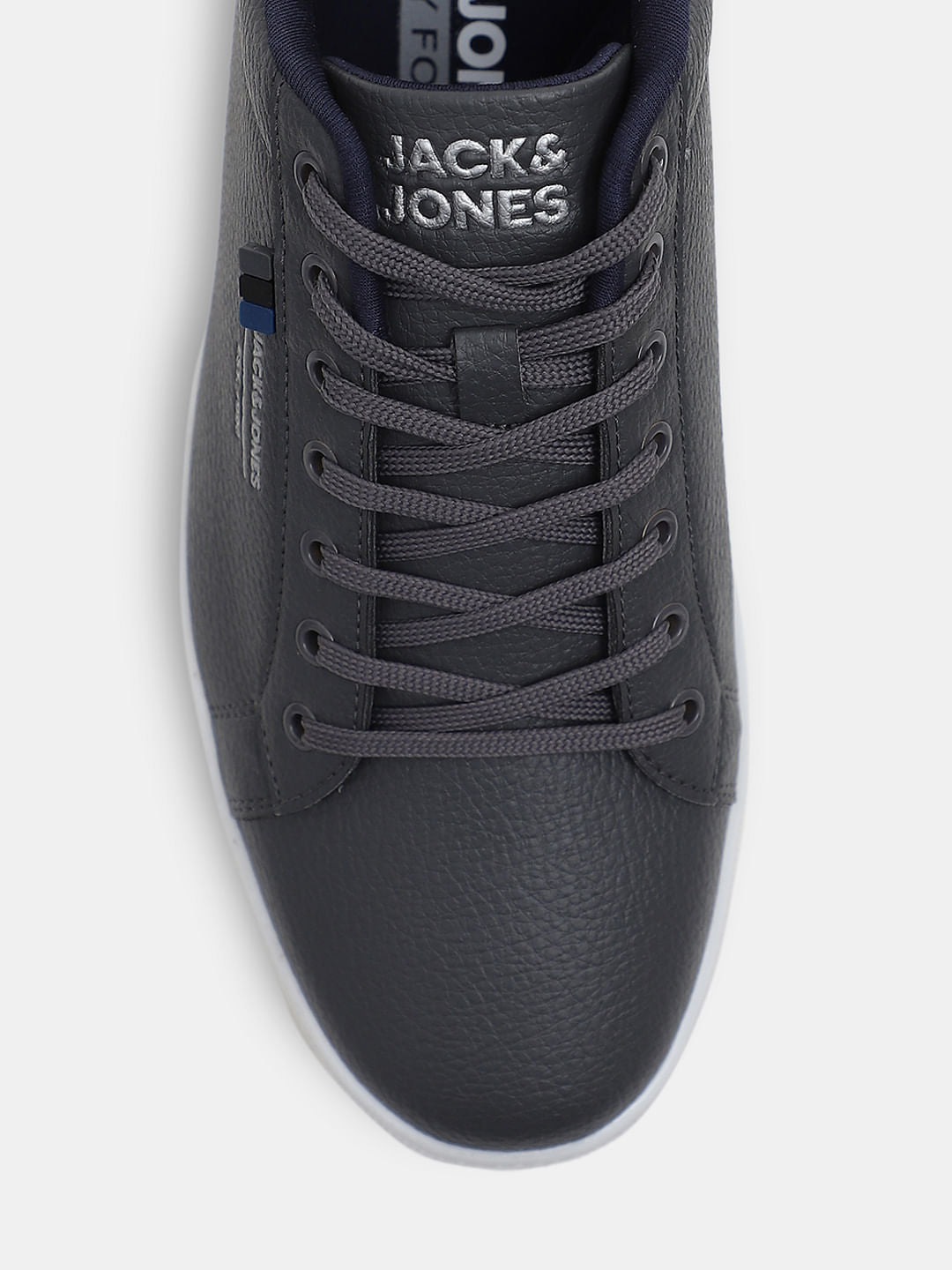 Grey Premium Lace Up Sneakers