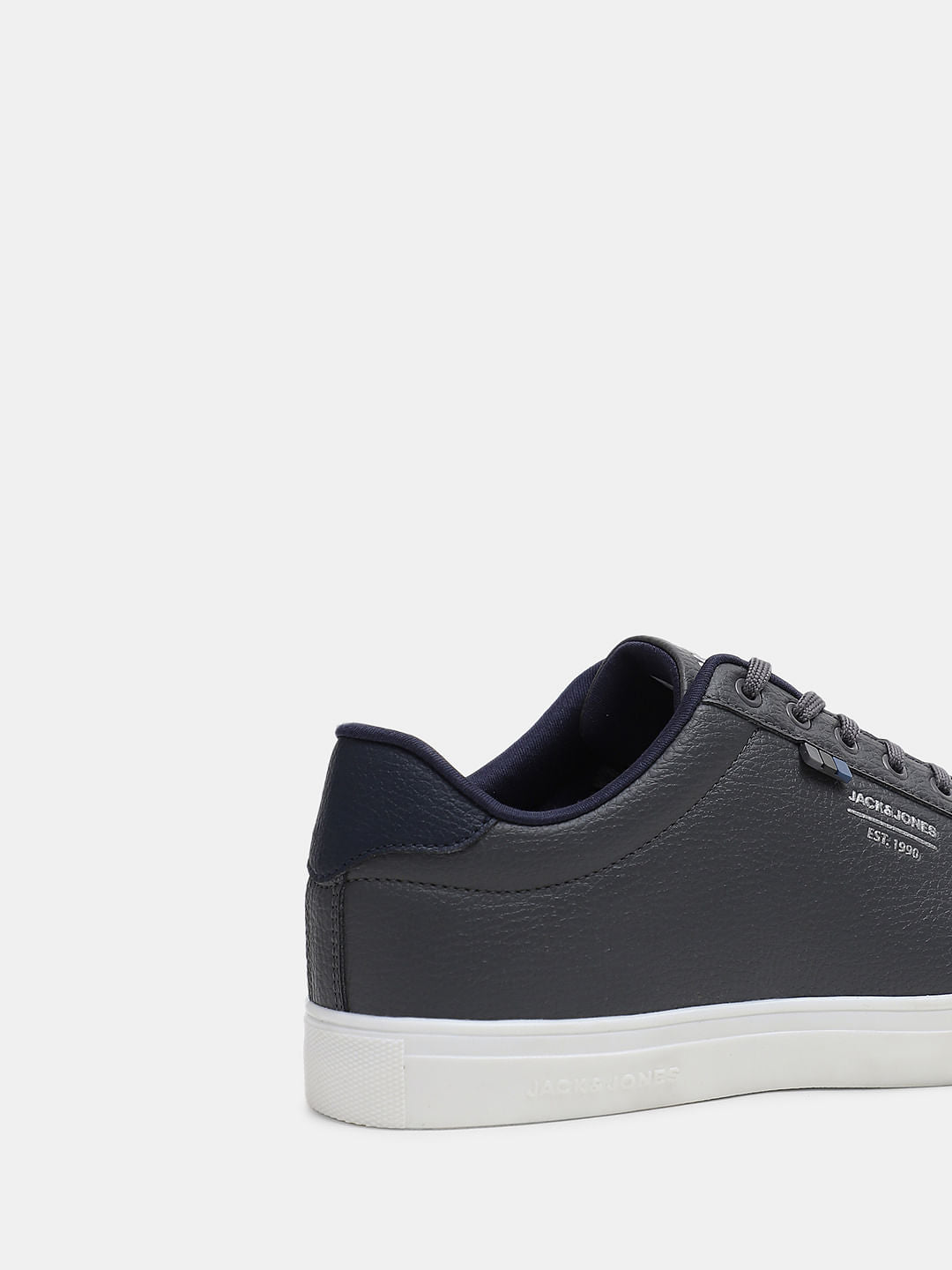 Grey Premium Lace Up Sneakers