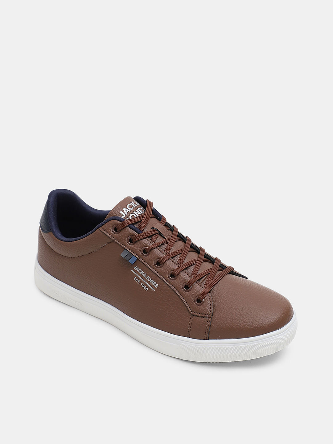 Brown Premium Lace Up Sneakers