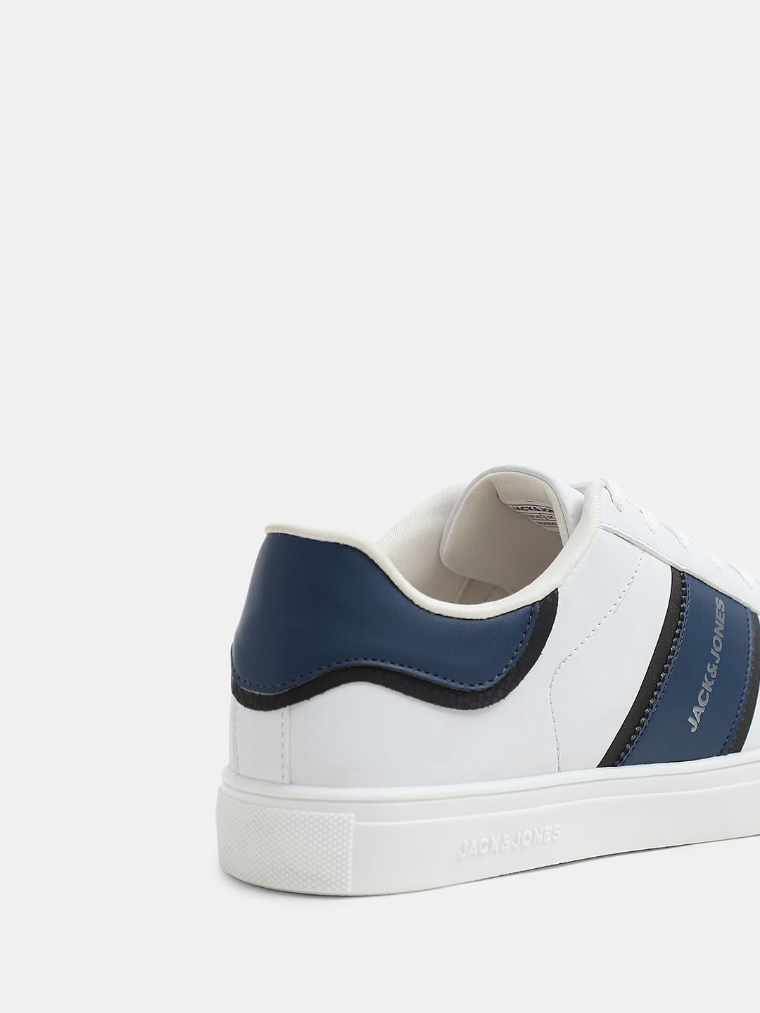 White Colourblocked Sneakers