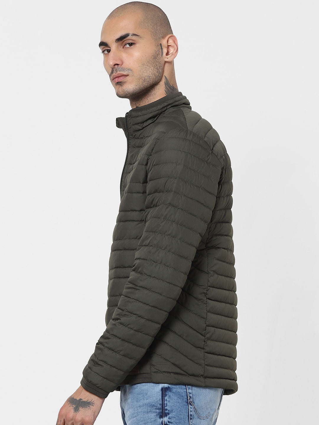 Green Lightweight Puffer Jacket