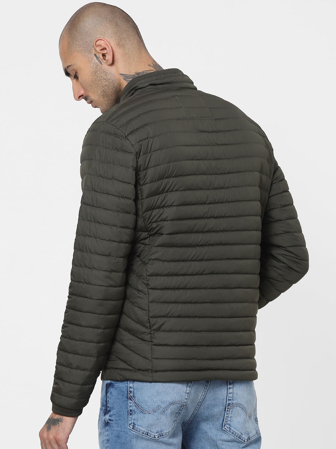 Green Lightweight Puffer Jacket