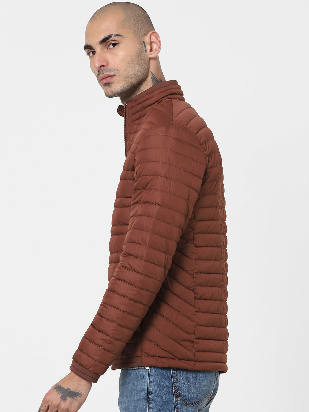 Brown Lightweight Puffer Jacket