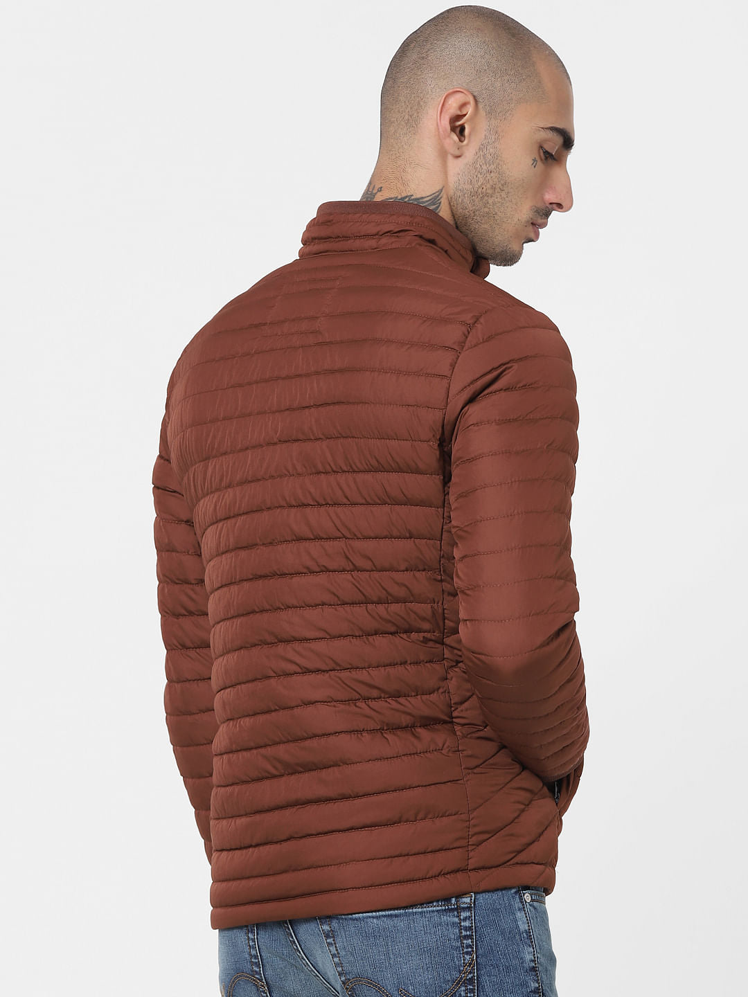Brown Lightweight Puffer Jacket