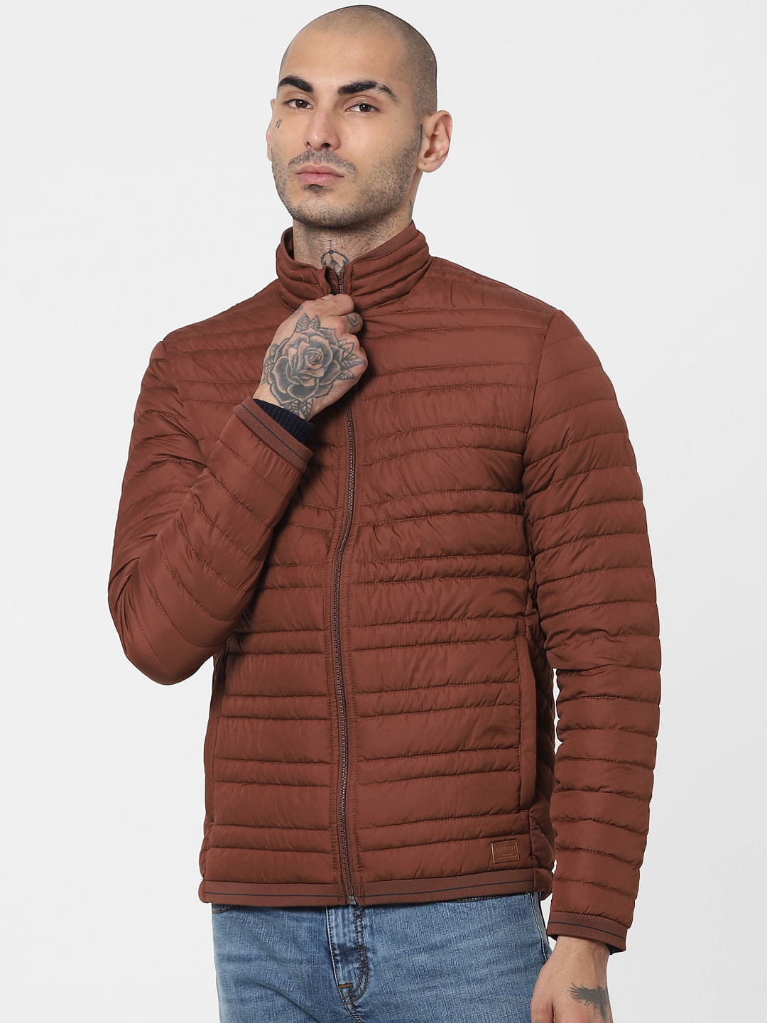 Brown Lightweight Puffer Jacket