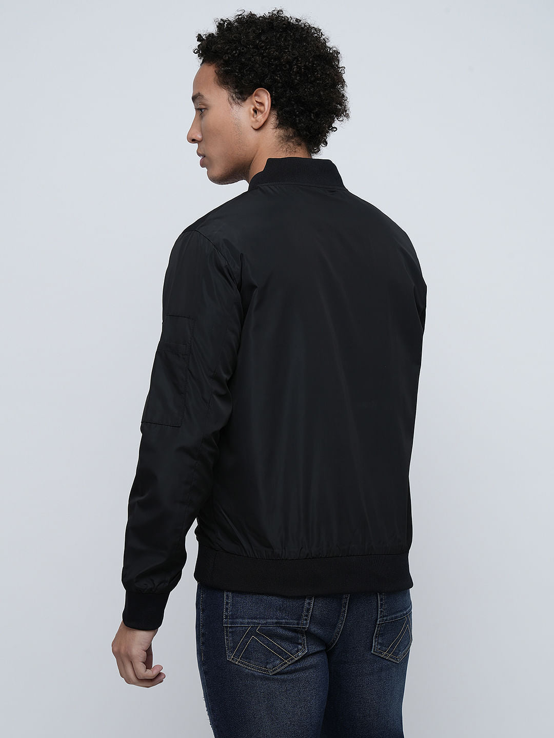 PRODUKT by JACK&JONES Black Bomber Jacket