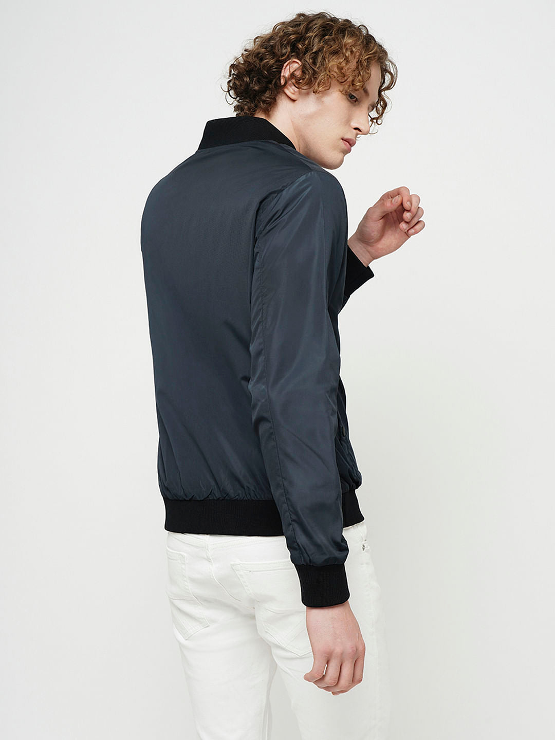 PRODUKT by JACK&JONES Navy Blue Bomber Jacket