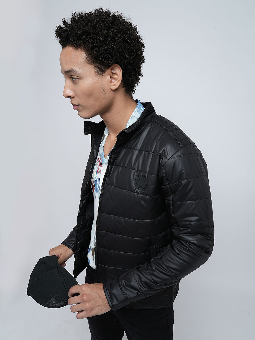 PRODUKT by JACK&JONES Black Zip-Up Puffer Jacket - S