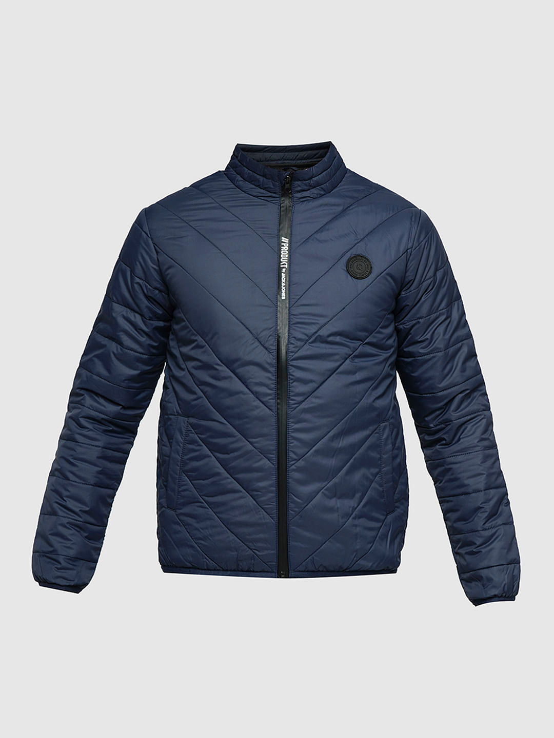 PRODUKT by JACK&JONES Blue High-Neck Puffer Jacket