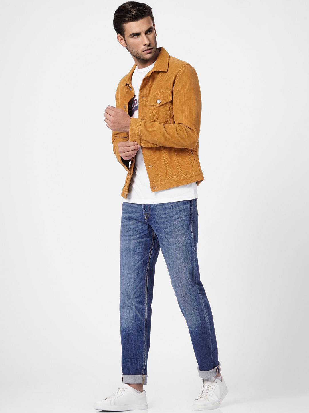 Blue Low Rise Glenn Slim Jeans