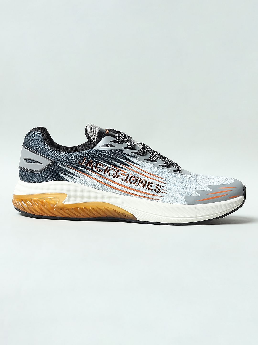 Grey Abstract Printed Sneakers