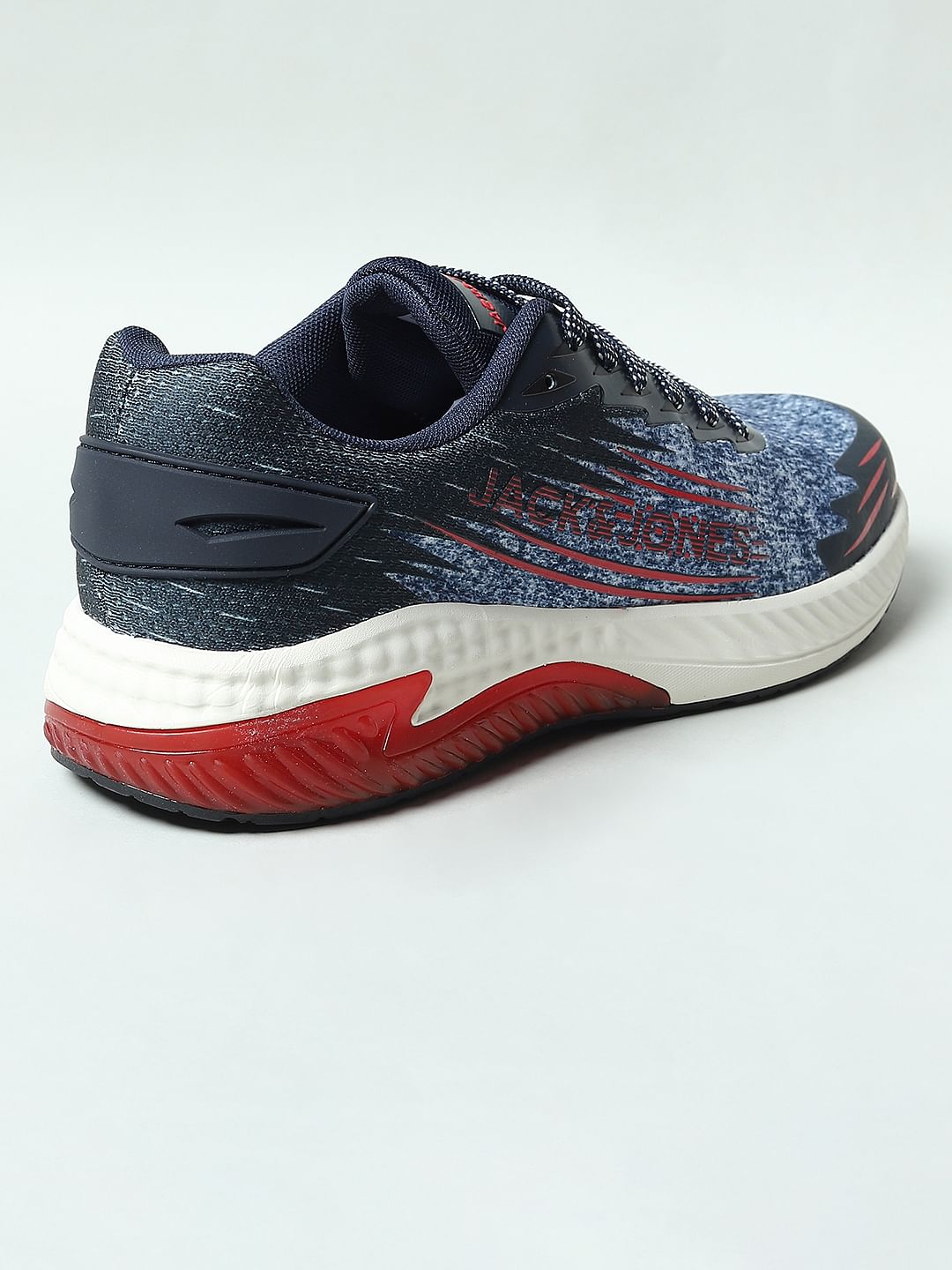 Blue Abstract Printed Sneakers