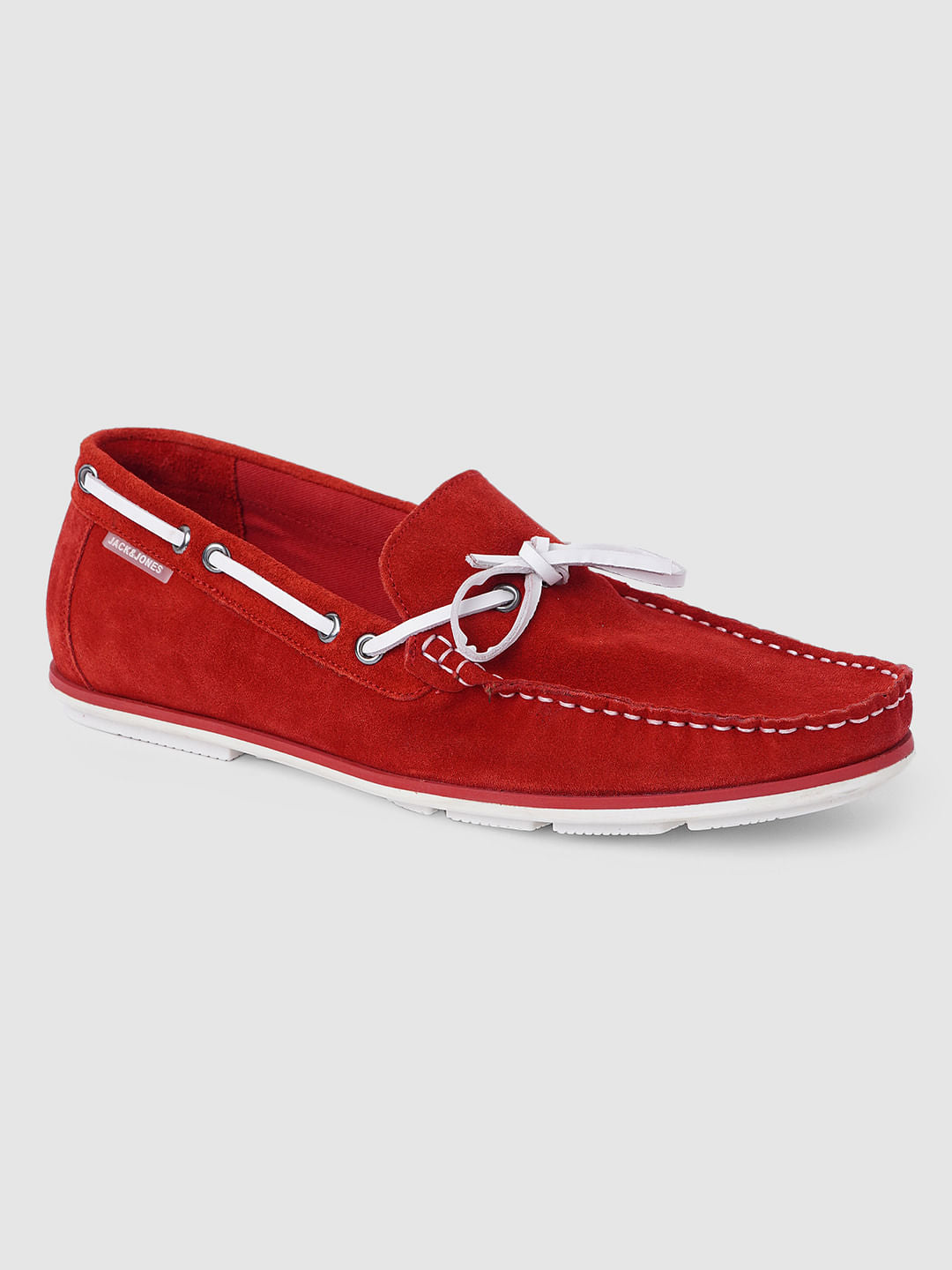 Red Suede Loafers