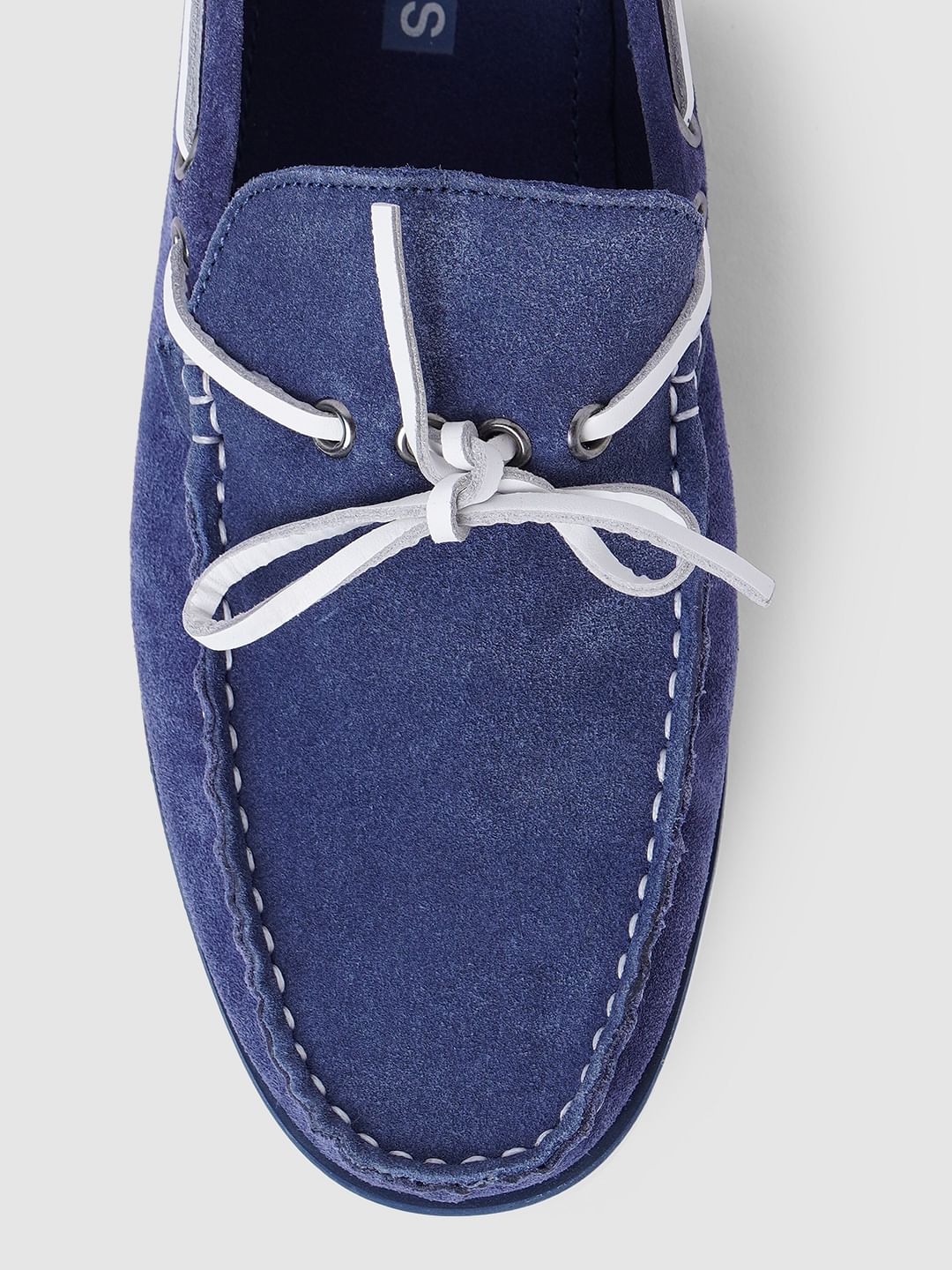 Blue Suede Loafers