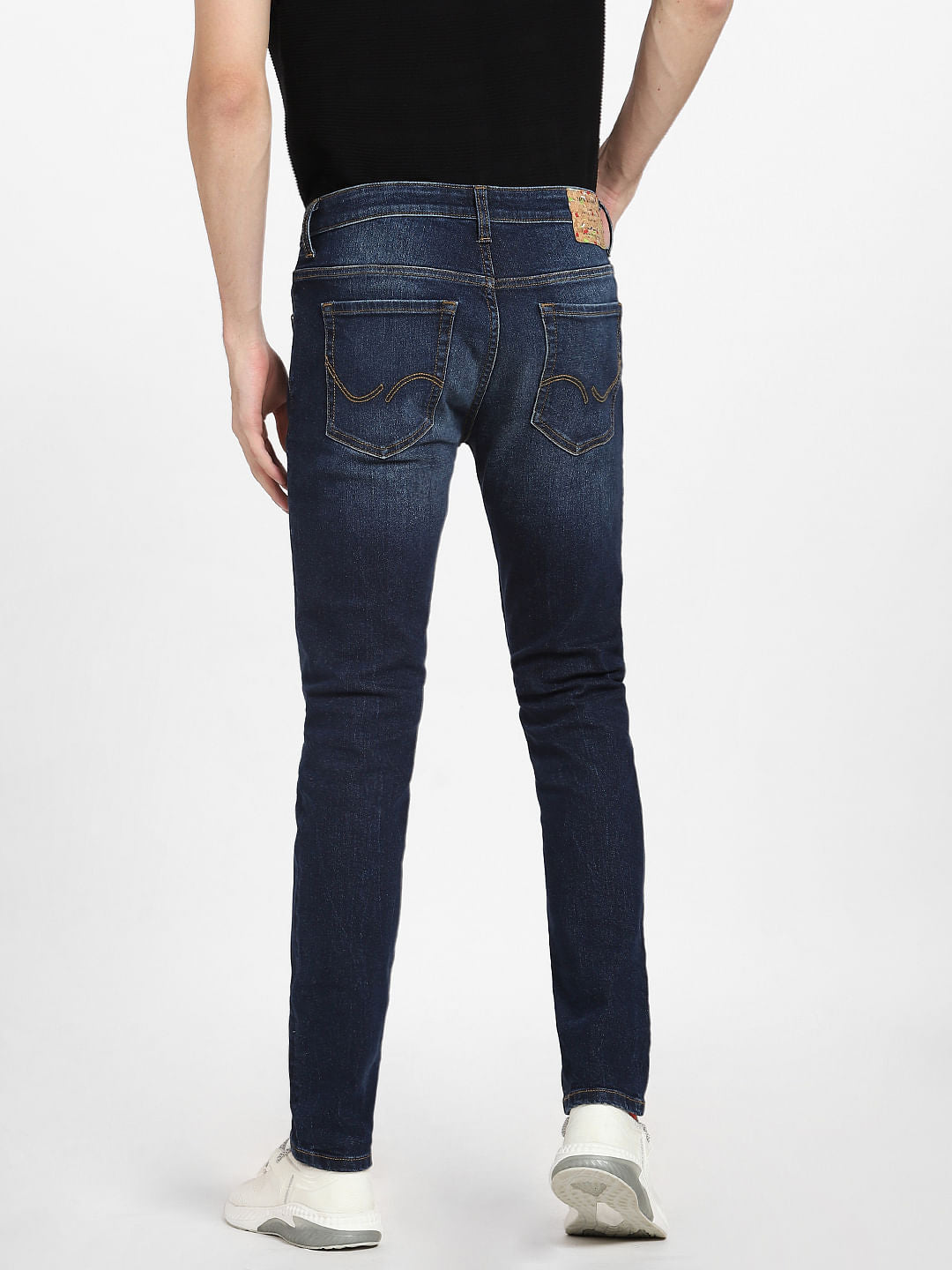 Dark Blue Low Rise Ben Skinny Jeans